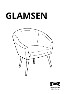 Kullanım kılavuzu IKEA GLAMSEN Koltuk