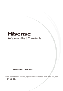 Handleiding Hisense HRM145N6AVD Koel-vries combinatie