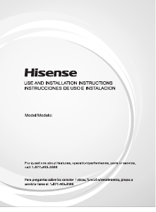 Manual de uso Hisense AP0522CR1W Purificador de aire