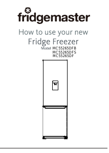 Manual Fridgemaster MC55265DFS Fridge-Freezer