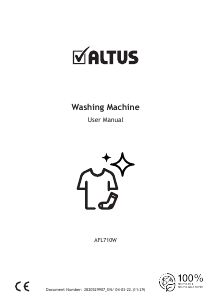 Manual Altus AFL710W Washing Machine