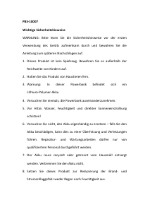 Bedienungsanleitung Denver PBS-10007 Ladegerät