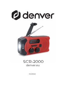 Handleiding Denver SCR-2000 Radio