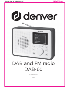 Bedienungsanleitung Denver DAB-60LW Radio