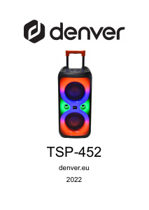 Bruksanvisning Denver TSP-452 Högtalare