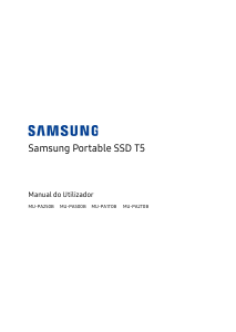 Manual Samsung MU-PA1T0B T5 SSD