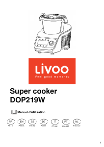 Handleiding Livoo DOP219W Keukenmachine