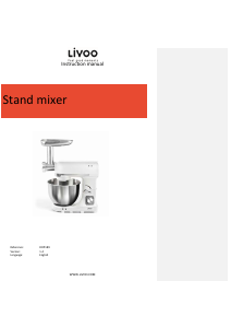 Handleiding Livoo DOP189N Keukenmachine