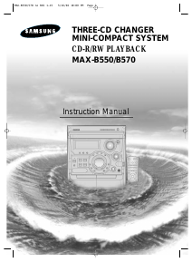 Handleiding Samsung MAX-B570 Stereoset
