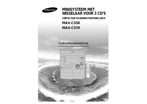 Handleiding Samsung MAX-C550 Stereoset