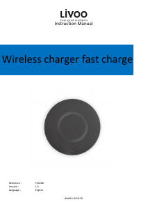 Manual Livoo TEA268 Wireless Charger