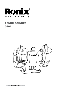 Manual Ronix 3504 Bench Grinder
