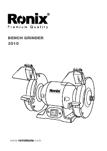 Manual Ronix 3510 Bench Grinder