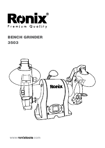 Manual Ronix 3503 Bench Grinder