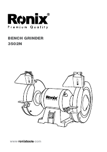 Manual Ronix 3502N Bench Grinder