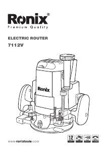 Handleiding Ronix 7112V Bovenfrees