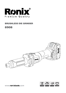 Handleiding Ronix 8908 Rechte slijper