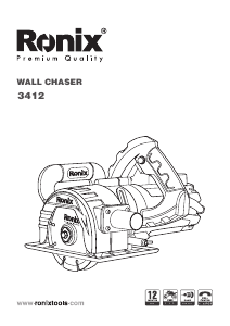 Handleiding Ronix 3412 Muurfrees