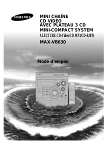 Mode d’emploi Samsung MAX-VB630 Stéréo