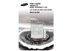 Mode d’emploi Samsung MAX-VJ550 Stéréo
