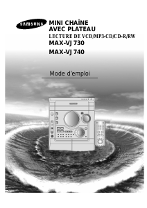 Mode d’emploi Samsung MAX-VJ740 Stéréo