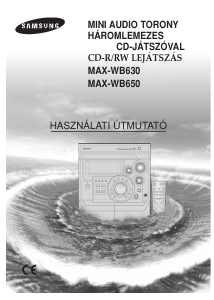 Használati útmutató Samsung MAX-WB630 Sztereóberendezés