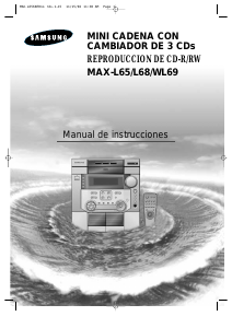 Manual de uso Samsung MAX-WL69 Set de estéreo