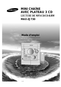 Mode d’emploi Samsung MAX-ZJ730 Stéréo