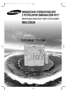 Instrukcja Samsung MAX-ZS530 Zestaw stereo