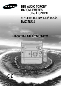 Használati útmutató Samsung MAX-ZS530 Sztereóberendezés