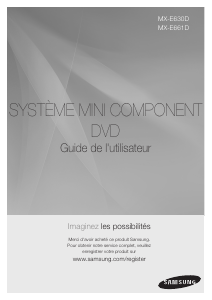 Mode d’emploi Samsung MX-E630D Stéréo