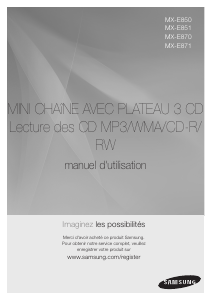 Mode d’emploi Samsung MX-E870 Stéréo