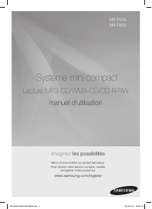 Mode d’emploi Samsung MX-F850 Stéréo