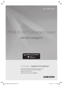 Panduan Samsung MX-JS8000 Set Stereo