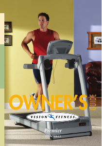 Bruksanvisning Vision Fitness T9200 Premier Löpband