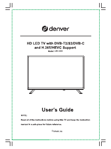 Handleiding Denver LED-3280 LED televisie