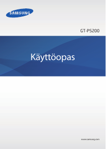 Käyttöohje Samsung GT-P5200 Taulutietokone