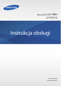 Instrukcja Samsung GT-P5210 Tablet