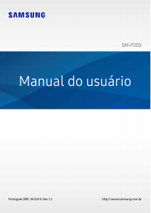 Manual Samsung SM-P205 Tablet