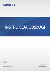 Instrukcja Samsung SM-P615 Galaxy Tab S6 Lite Tablet