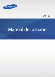 Manual de uso Samsung SM-T331 Tablet