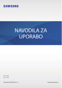 Priročnik Samsung SM-T505 Galaxy Tab A7 Tablica
