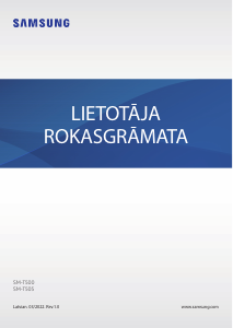 Rokasgrāmata Samsung SM-T505 Galaxy Tab A7 Planšetdators