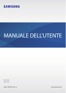 Manuale Samsung SM-T510 Galaxy Tab A 10.1 Tablet