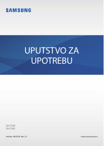 Priručnik Samsung SM-T545 Galaxy Tab Active Pro Tablet