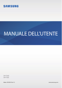 Manuale Samsung SM-T545 Galaxy Tab Active Pro Tablet
