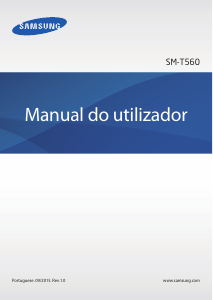 Manual Samsung SM-T560 Galaxy Tab E Tablet