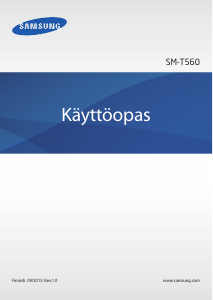 Käyttöohje Samsung SM-T560 Galaxy Tab E Taulutietokone