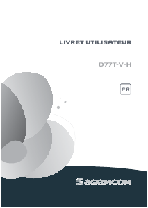 Mode d’emploi Sagemcom D77T Téléphone sans fil
