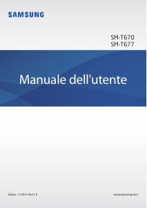 Manuale Samsung SM-T677 Galaxy View Tablet